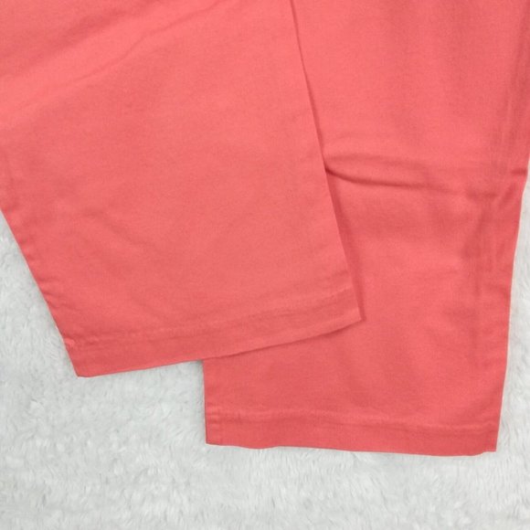 Jessica London Womens Pants Tapered Stretch Orange Pockets Plus 24 New - Picture 11 of 13